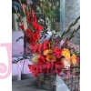 Aranjament floral cu gladiole