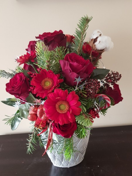 Aranjament floral Craciun