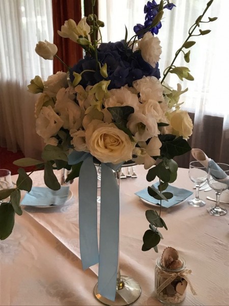 Aranjament masa decor marin