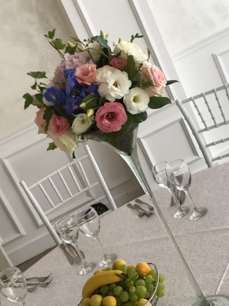 Aranjament masa diafan