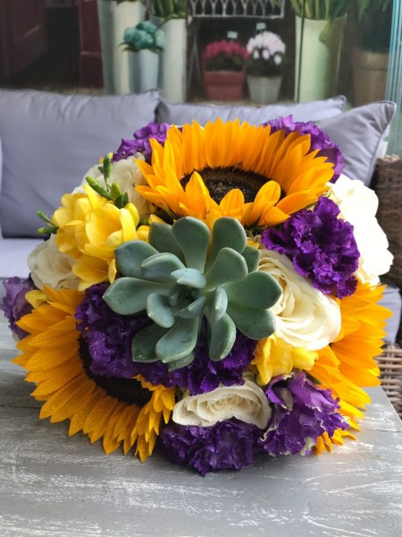 Buchet floarea soarelui