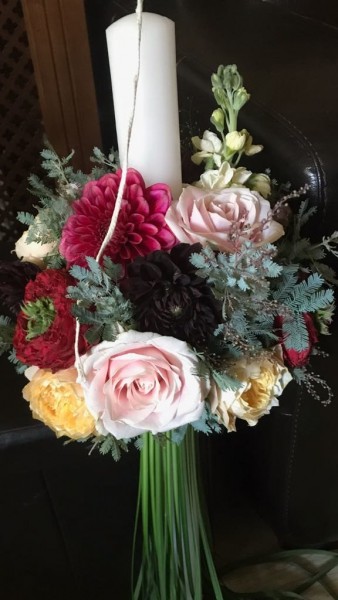 Lumanare tip rochita