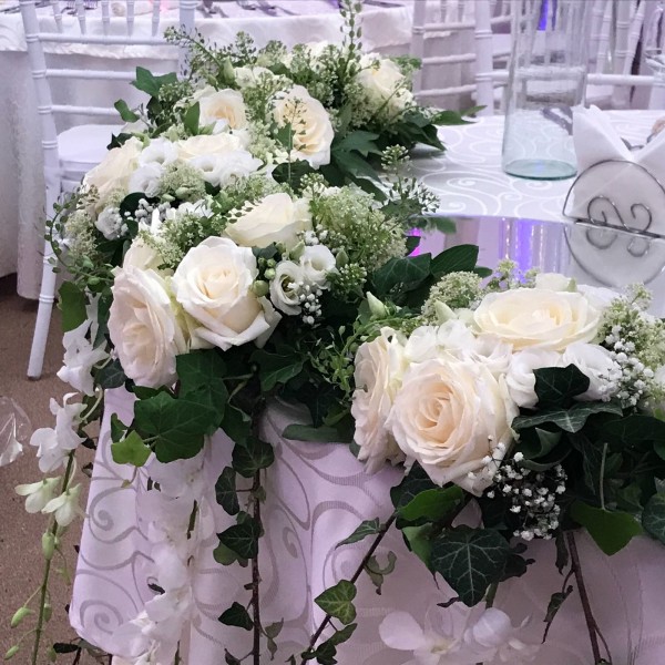 Prezidiu trandafiri albi